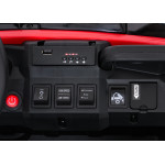 Elektrické autíčko Farmer Truck X-POWER - dvojmiestne, červené